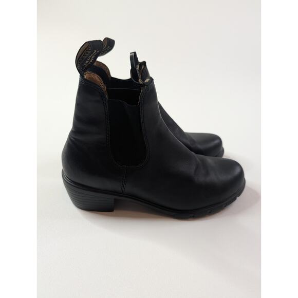 Blundstone Black Leather Chelsea Boots Women's Size 8 Classic Slip-On Ankle Boot - Picture 3 of 9